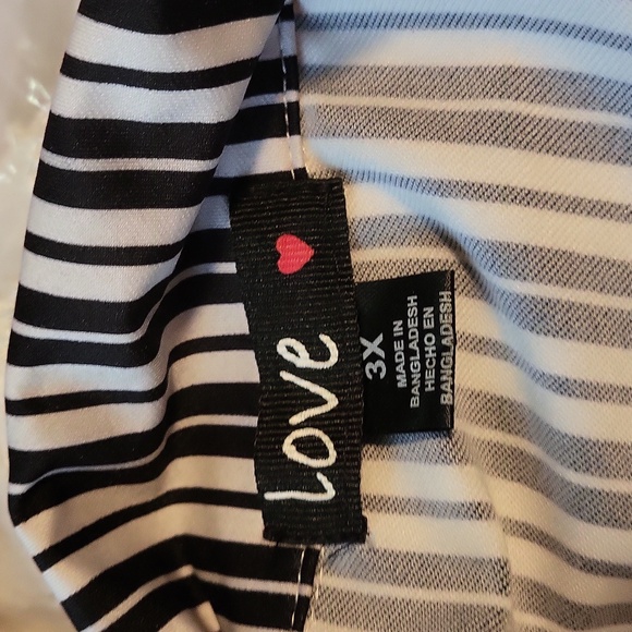 Love Black and White Striped Shirt - Picture 10 of 10